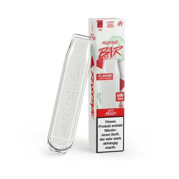 Revoltage Bar - White Melon - Einweg E-Zigarette 20mg/ml Hybrid-Nikotinsalz