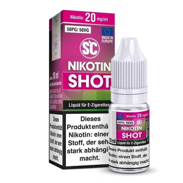 SC Nikotinshot - 10ml 50VG/50PG 20mg/ml