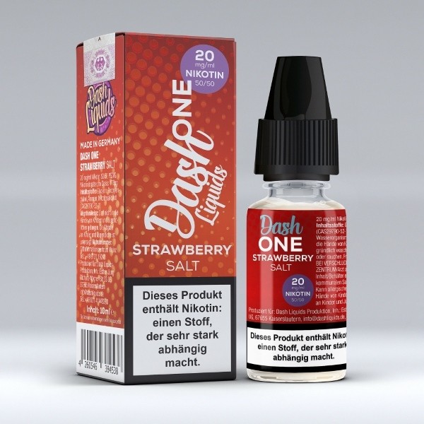 Dash One - Strawberry 10ml Liquid